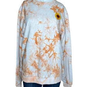 Sunflower Tie-Dye Sweatshirt